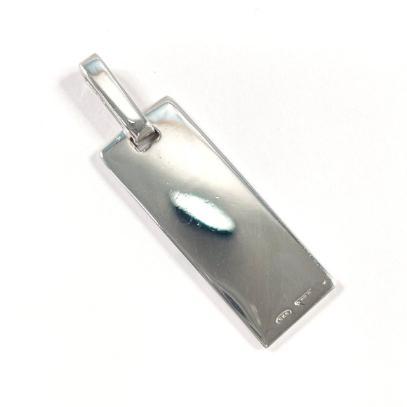 GUCCI Gucci Plate Pendant Top, Sterling Silver, - Picture 3 of 5